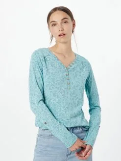 Ragwear Longsleeves Shirt PINCHI Dames Blauw -Aanbiedingen Ragwear Winkel 7e774c988a638804cc7e87bd008f5e09