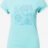 Ragwear T-shirts Shirt Dames Blauw / Aqua
