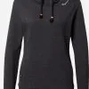 Ragwear Hoodies Sweatshirt FLORA Dames Donkergrijs