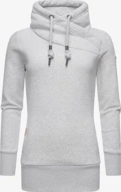 Ragwear Sweatshirts Sweatshirt Neska Dames Lichtgrijs