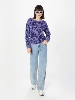 Ragwear Sweatshirts Sweatshirt NEREA Dames Nachtblauw / Blauw Gemêleerd -Aanbiedingen Ragwear Winkel 84830bfae918306e2ad91b548e272339