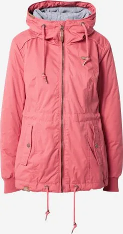 Ragwear Parkas Tussenparka DANKKA Dames Lichtroze