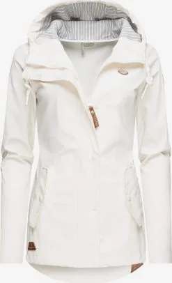 Ragwear Winterjassen Winterjas Marge Dames Wit