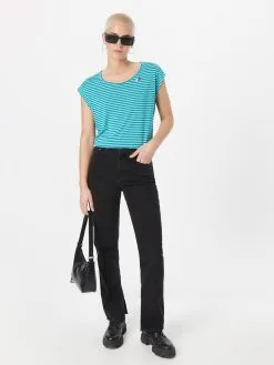 Ragwear T-shirts Shirt TULSA Dames Lichtblauw -Aanbiedingen Ragwear Winkel 87ba7a9728830ca894f1527085dded26