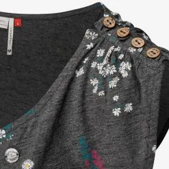 Ragwear Jerseyjurken Jurk Chego Dames Donkergrijs -Aanbiedingen Ragwear Winkel 8a1e43e6b805c99301414636aaa2bb72