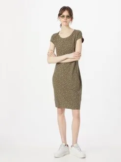 Ragwear Jerseyjurken Jurk RIVAN Dames Olijfgroen / Lichtgroen -Aanbiedingen Ragwear Winkel 8d28686a3af9871b22b48ba1ff687b94