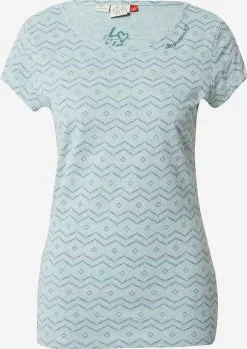 Ragwear T-shirts Shirt MINTT Dames Blauw