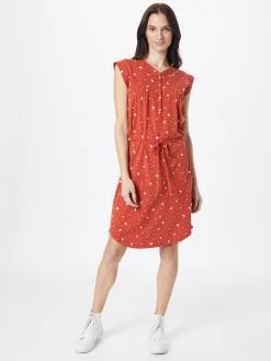 Ragwear Zomerjurken Zomerjurk ZOFKA Dames Oranjerood -Aanbiedingen Ragwear Winkel 90bca3b829cf415fd1ee9a406af16170