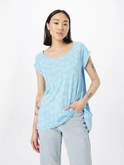 Ragwear T-shirts Shirt ZILDA Dames Lichtblauw -Aanbiedingen Ragwear Winkel 92bb913a305d985c170b9040bafd29db