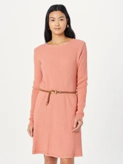 Ragwear Mini Jurken Jurk Dames Zalm Roze -Aanbiedingen Ragwear Winkel 93a6a25dd72531e9bd27a9f616e76da2