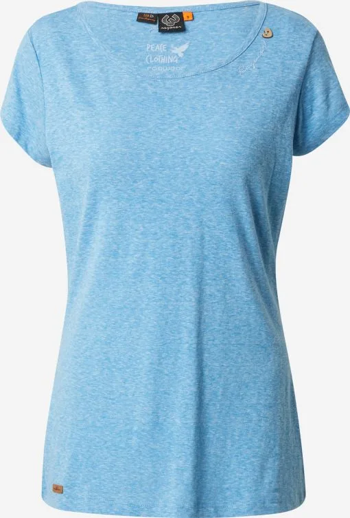 Ragwear T-shirts Shirt MINTT Dames Lichtblauw -Aanbiedingen Ragwear Winkel 94433cac010fb94ad45ff7a34279e0da