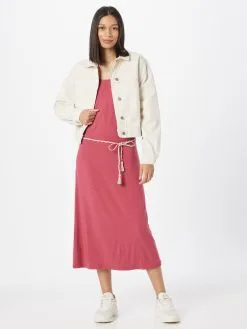 Ragwear Jerseyjurken Jurk TAG Dames Donkerroze -Aanbiedingen Ragwear Winkel 95b0f2ac98d6afd67d8db2a487de1f20