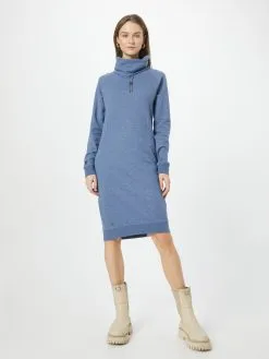 Ragwear Mini Jurken Jurk SONNIA Dames Smoky Blue -Aanbiedingen Ragwear Winkel 97681c11c93ecd76c2ac614fba35be21