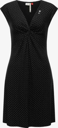 Ragwear Zomerjurken Zomerjurk Comfrey Dames Zwart