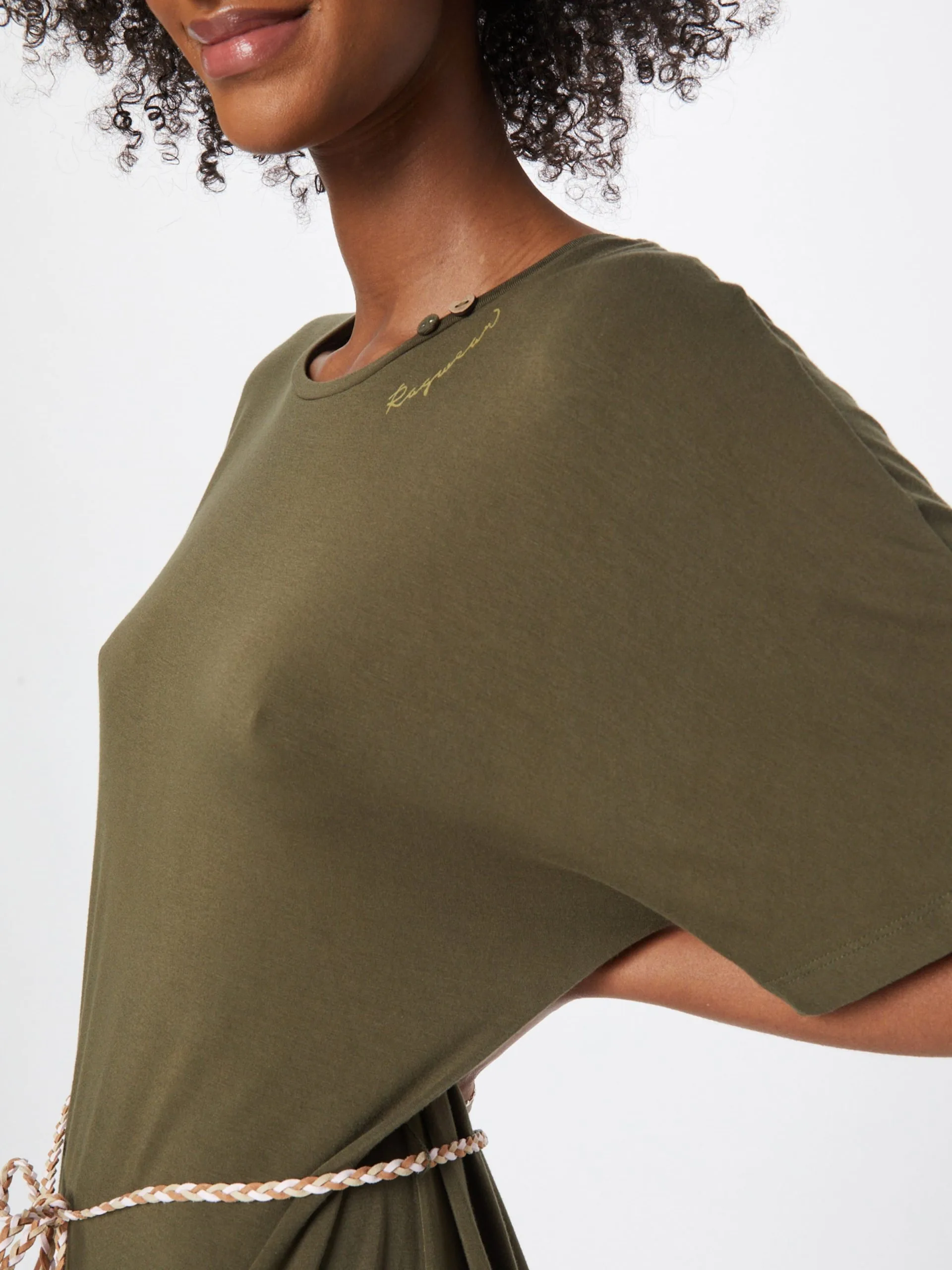 Ragwear Zomerjurken Zomerjurk Kass Dames Olijfgroen 2 Ragwear Zomerjurken Zomerjurk Kass Dames Olijfgroen - Afbeelding 2