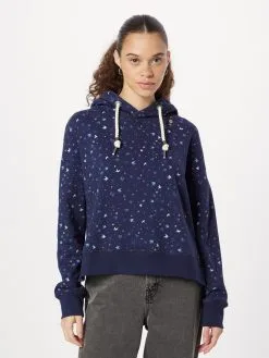 Ragwear Hoodies Sweatshirt RUFLE BIRDS Dames Navy -Aanbiedingen Ragwear Winkel 9eec43092893ae081f3ca15182df6a1b