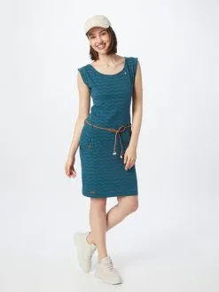 Ragwear Jerseyjurken Jurk Tagg Dames Petrol -Aanbiedingen Ragwear Winkel 9fc3474bc7b7dfba197912553245fc55