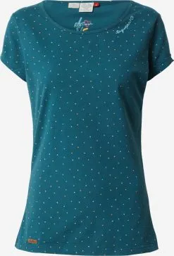 Voorkant 15 Ragwear T-shirts Shirt Dames Blauw