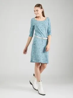 Ragwear Mini Jurken Jurk TANNYA Dames Smoky Blue / Blauw Gemêleerd -Aanbiedingen Ragwear Winkel a0fa439705a43cc6ca82f1781395a147