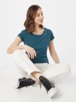 Ragwear T-shirts Shirt Dames Blauw -Aanbiedingen Ragwear Winkel a10c0a436a9525ae4c5130c8a93139ce