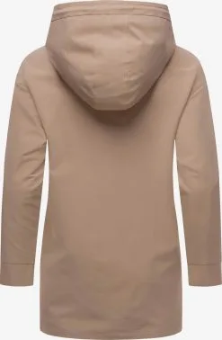 Ragwear Regenjassen Functionele Jas Urbanna Remake Dames Lichtbruin -Aanbiedingen Ragwear Winkel a11b2eb4ceff730e7238744e64d08d7b