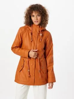Ragwear Parkas Tussenparka MONADIS Dames Cognac -Aanbiedingen Ragwear Winkel a12385bb020e4cfb02788688e583eed7