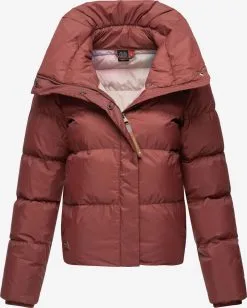 Ragwear Winterjassen Winterjas Lunis Dames Robijnrood