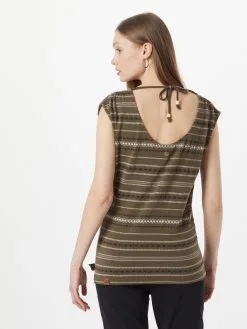 Ragwear T-shirts Shirt GREETA Dames Olijfgroen -Aanbiedingen Ragwear Winkel a4670f6f134b035d609823e1e065adc3