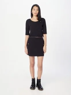 Ragwear Mini Jurken Jurk TANYA Dames Zwart -Aanbiedingen Ragwear Winkel a53a90c1a6b7055669502faf6837face