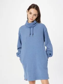 Ragwear Mini Jurken Jurk MARSELINNA Dames Smoky Blue -Aanbiedingen Ragwear Winkel a59b19df09ad60208799d32420f235a0