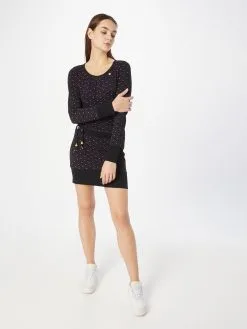 Ragwear Jerseyjurken Jurk ALEXA Dames Zwart -Aanbiedingen Ragwear Winkel a5eadd259651494ad6fa6d9418adfe85