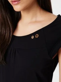 Ragwear Jerseyjurken Jurk Dames Zwart -Aanbiedingen Ragwear Winkel a6de66b5fb8446b8e955368d6afe7b68