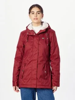 Ragwear Parkas Tussenparka MONADDE Dames Wijnrood -Aanbiedingen Ragwear Winkel a77c95a94bdd2b3058598b44248c585b