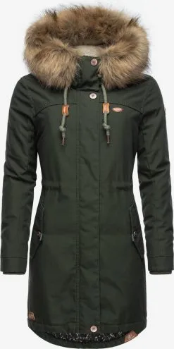 Ragwear Parkas Winterparka Tawny Dames Olijfgroen -Aanbiedingen Ragwear Winkel a7ad855fc4d01f95993a611c47a8c9c3