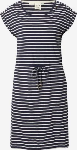 Ragwear Jerseyjurken Jurk MALLORY Dames Navy