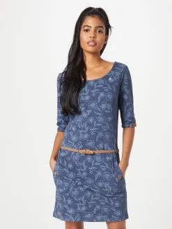 Ragwear Jerseyjurken Jurk TANYA Dames Navy / Smoky Blue -Aanbiedingen Ragwear Winkel acc713e087aa227bcb5213ed376cbf0d