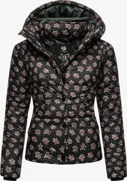 Ragwear Winterjassen Winterjas Relive Remake Dames Zwart