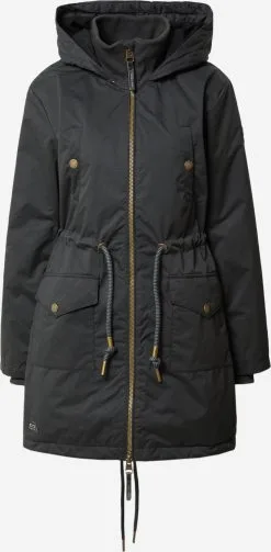 Ragwear Parkas Tussenparka CRESCEND Dames Zwart