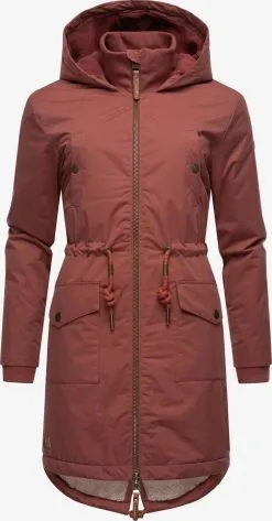 Ragwear Parkas Winterparka Crescend Dames Roestbruin