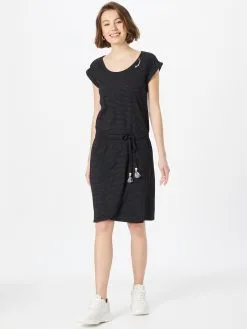 Ragwear Mini Jurken Jurk GLITTER Dames Zwart -Aanbiedingen Ragwear Winkel bab17684123b4e42218bc746bbf76b99