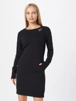 Ragwear Mini Jurken Jurk Menita Dames Zwart -Aanbiedingen Ragwear Winkel bc121b819513f5177e89eff676e2ec6f