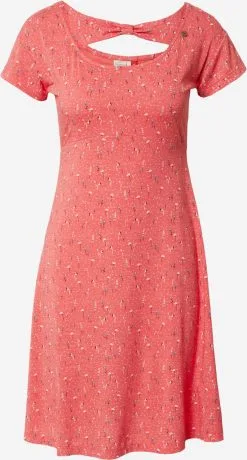 Ragwear Jerseyjurken Jurk LUNNGO Dames Watermeloen Rood