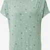 Ragwear T-shirts Shirt Dames Smaragd / Mintgroen