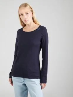 Ragwear Longsleeves Shirt Dames Nachtblauw / Lichtblauw -Aanbiedingen Ragwear Winkel bffed01af75148bb7de2731b9afd98c3