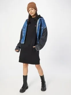 Ragwear Mini Jurken Jurk MILANNA Dames Zwart -Aanbiedingen Ragwear Winkel c06c82d57b25be4218682ffbda5cbbf4