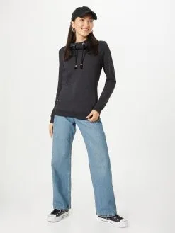 Ragwear Hoodies Sweatshirt FLORA Dames Donkergrijs -Aanbiedingen Ragwear Winkel c1e6a8035a043b9a7a0b1e40d19bcdfd