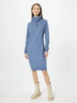 Ragwear Mini Jurken Jurk SONNIA Dames Smoky Blue -Aanbiedingen Ragwear Winkel c4d05d249a2b3f6c43a4bd97732623cc