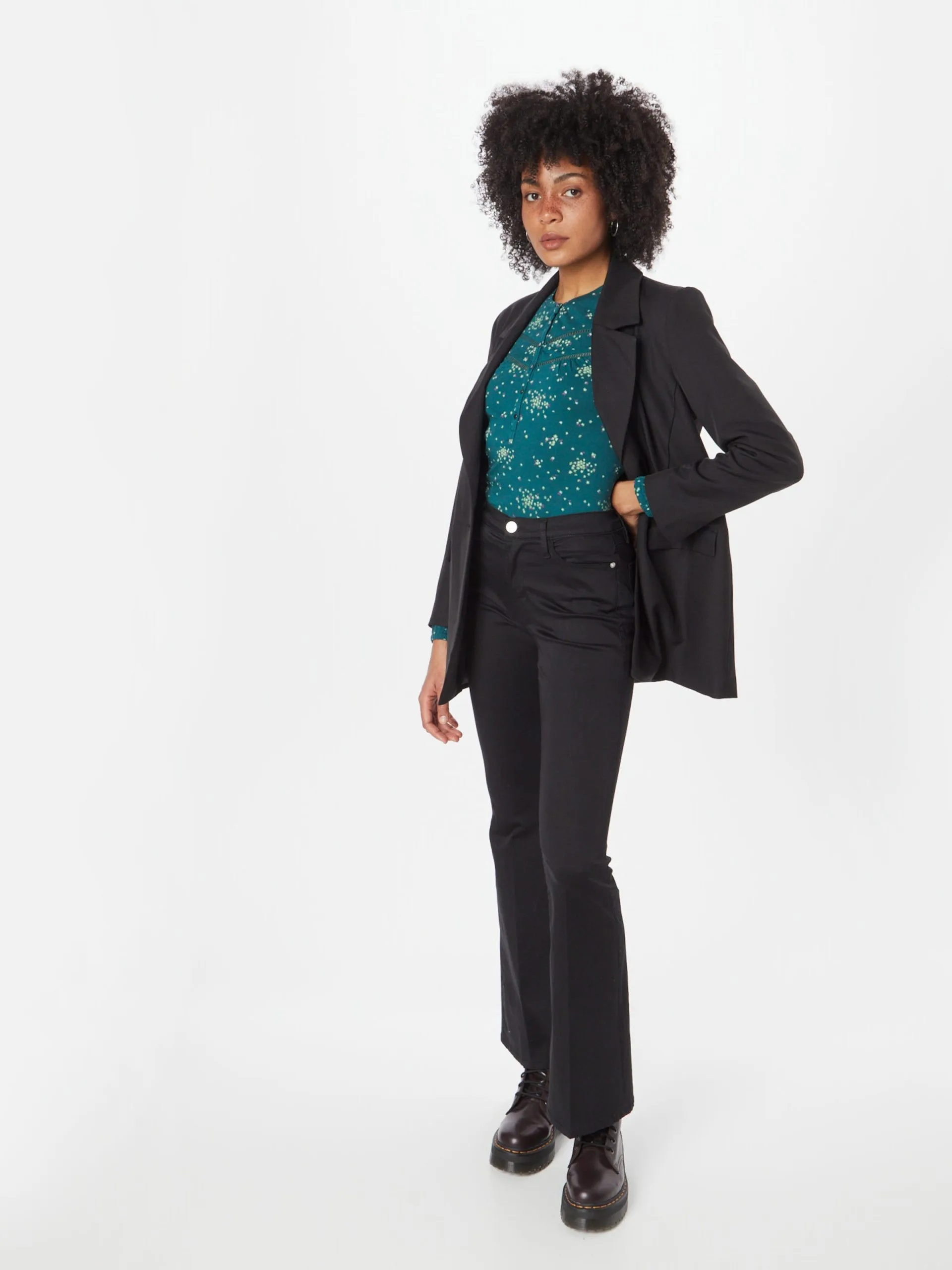 Ragwear Longsleeves Shirt CHAMBERY Dames Petrol / Pastelgroen 5 Ragwear Longsleeves Shirt CHAMBERY Dames Petrol / Pastelgroen - Afbeelding 5