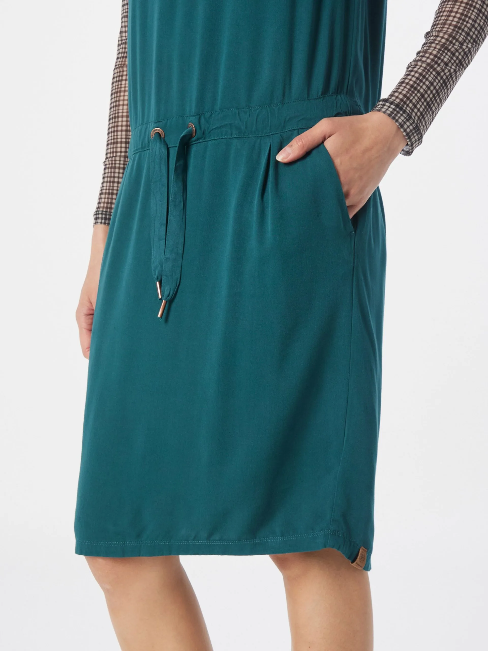 Ragwear Jerseyjurken Jurk MASCARPONE Dames Donkergroen 2 Ragwear Jerseyjurken Jurk MASCARPONE Dames Donkergroen - Afbeelding 2