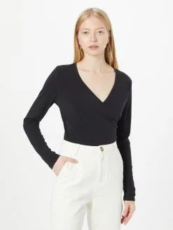 Ragwear Longsleeves Shirt SANVY Dames Zwart -Aanbiedingen Ragwear Winkel c93422d00fb57692046582f5537aed2e